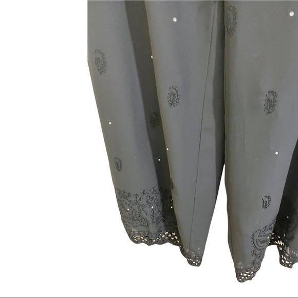 Soft surroundings lace elastic drawstring waist  with small rhinestone L… - Picture 4 of 7